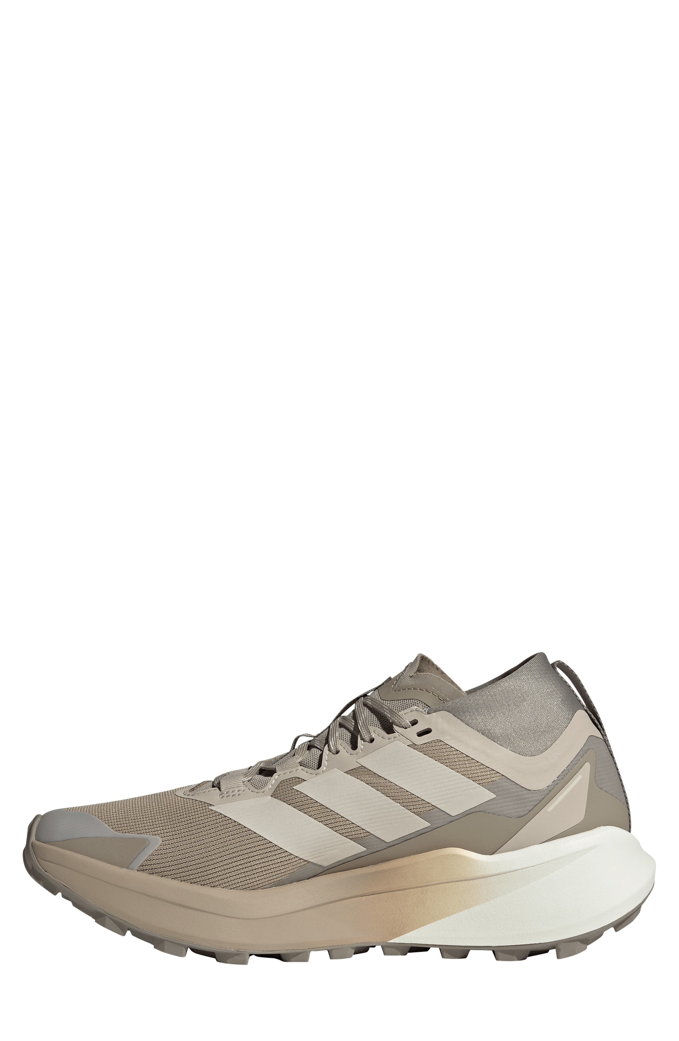 adidas Terrex Agravic Gore-Tex<sup>®</sup> Trail Running Shoe, Alternate, color, Blanch Cargo/ Alumina/ Beige
