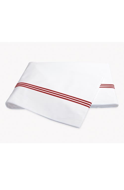 Matouk Bel Tempo Flat Sheet In White