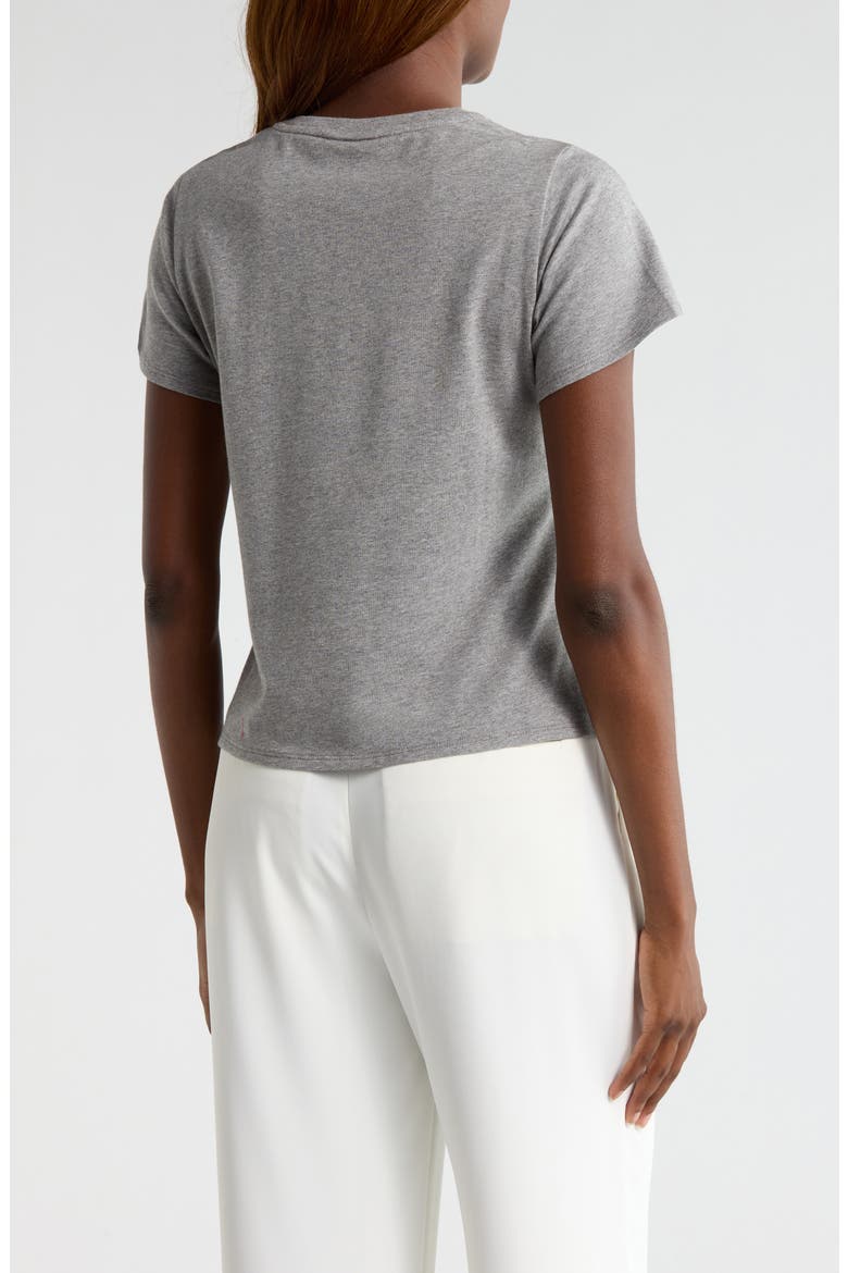 Merci Embellished Cotton Graphic T-Shirt, Alternate, color, HEATHER GREY/ WHITE