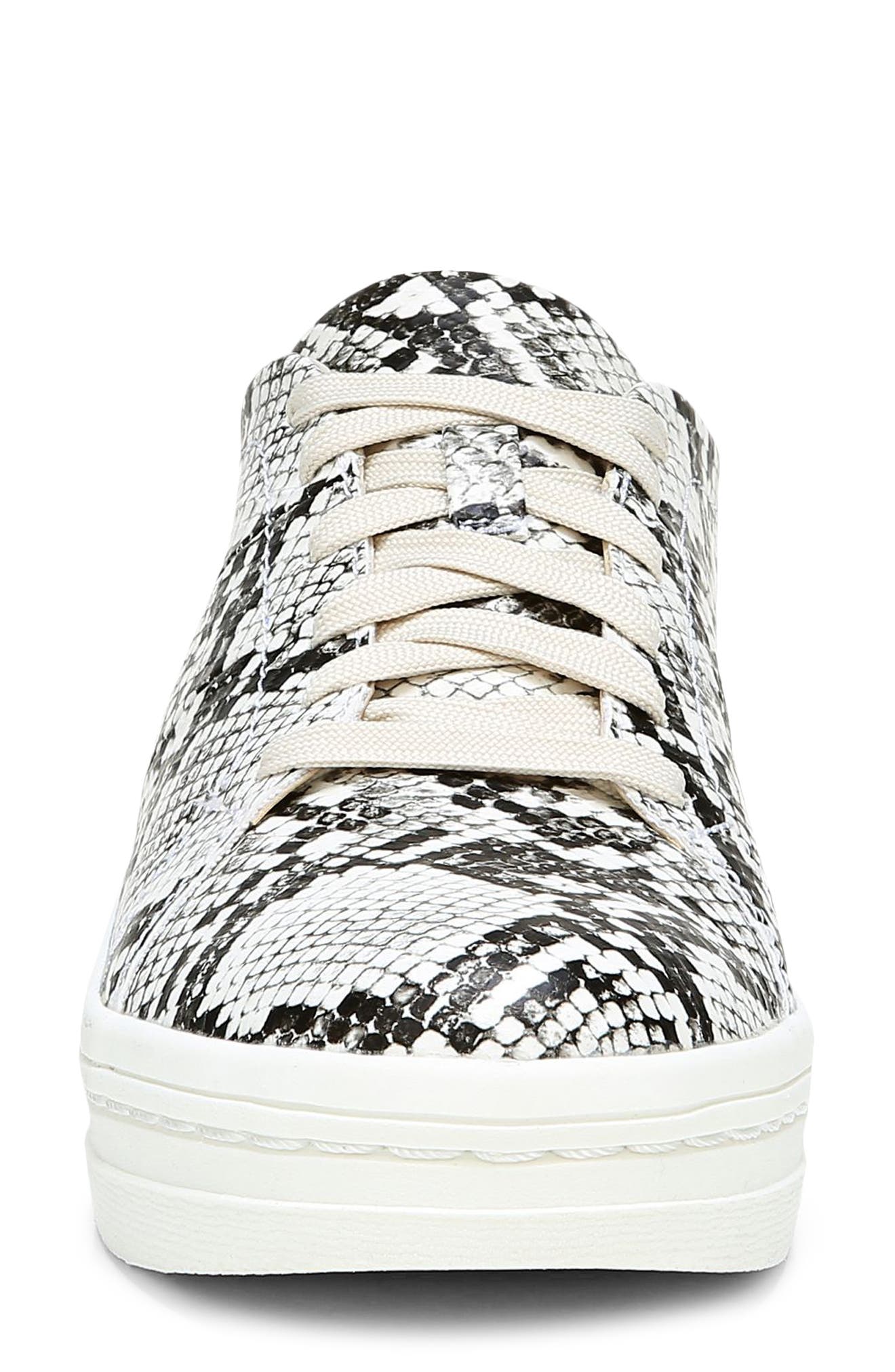 Everyday Sneaker, Alternate, color, BLACK SNAKE PRINT LEATHER