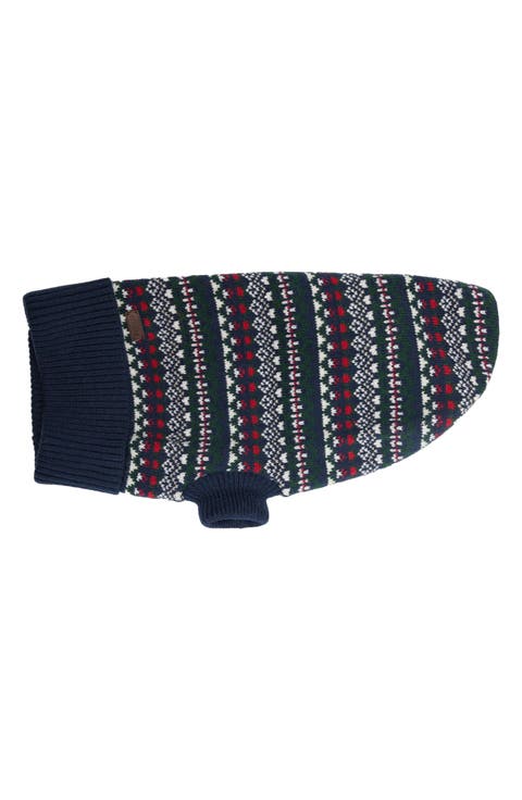 Marlow Fair Isle Dog Sweater