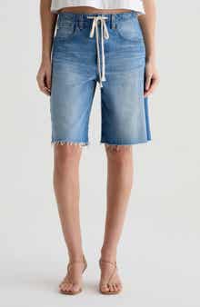 Hattie Raw Hem Denim Shorts