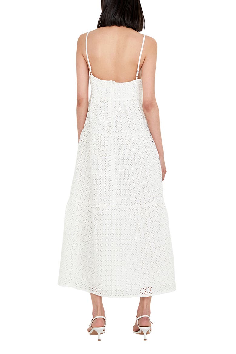 Broderie Flow Sundress, Alternate, color, IVORY