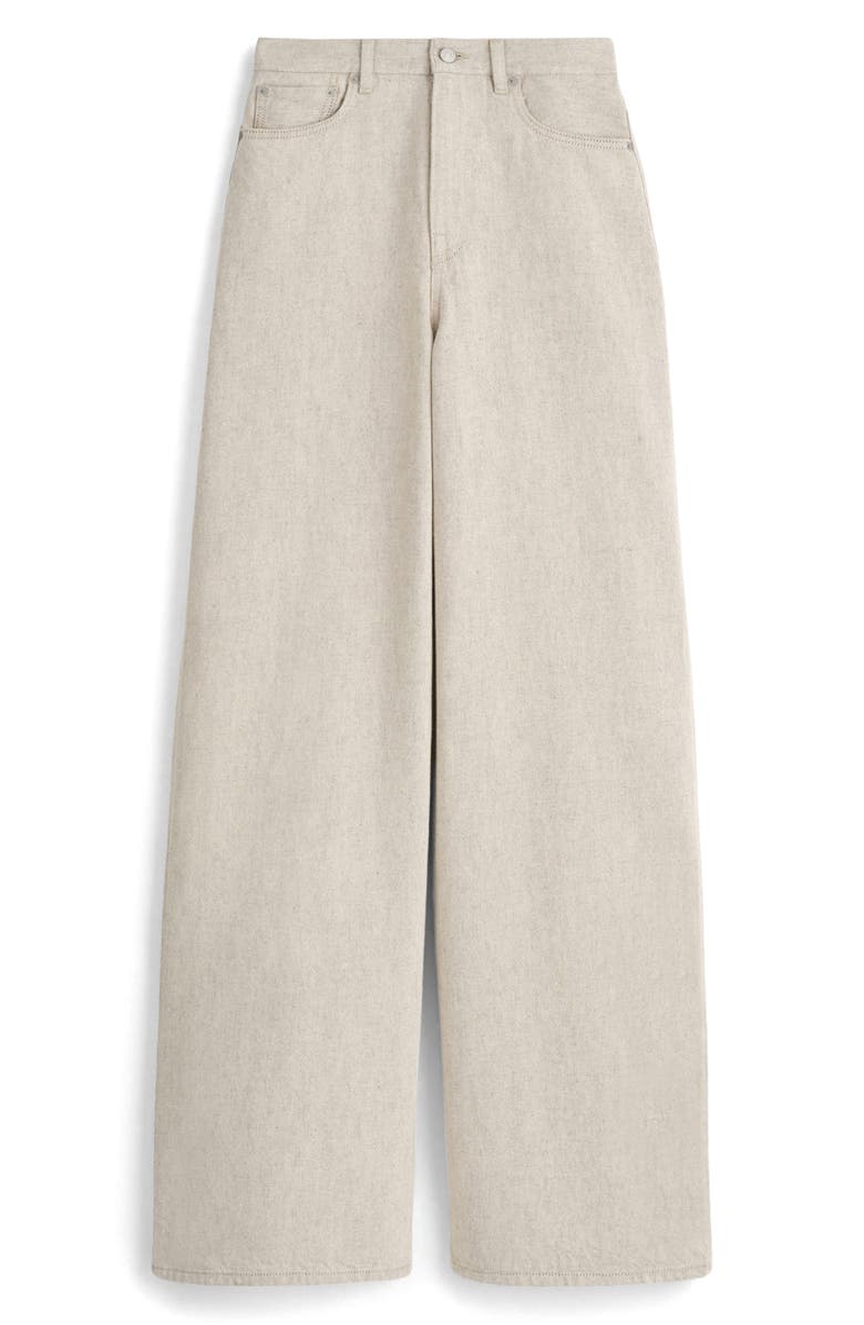 COS Dial Wide Leg Jeans, Alternate, color, Beige Dusty Light