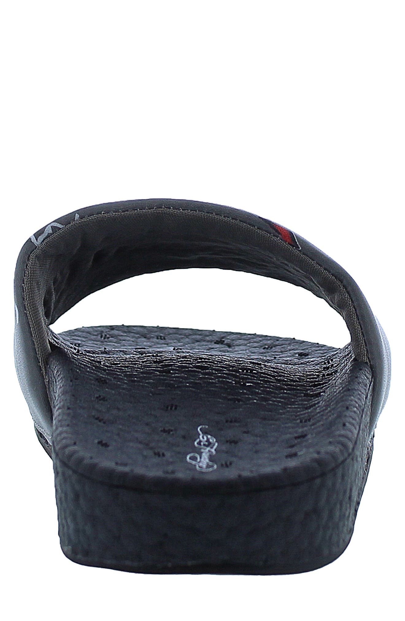 Ed Hardy Ruller Leather Slide Sandal, Alternate, color, 