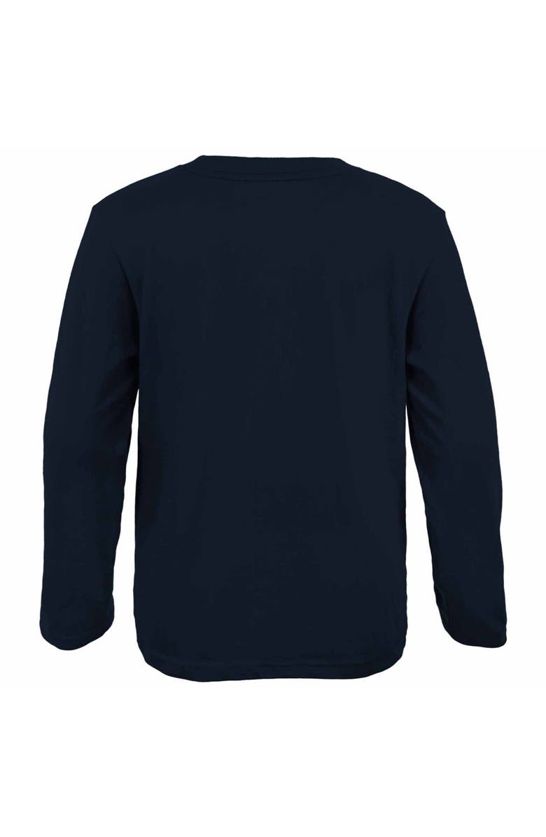 FANATICS Youth Fanatics Branded Deep Sea Blue Seattle Kraken 2024 NHL Winter Classic Secondary Logo Long Sleeve T-Shirt, Alternate, color,