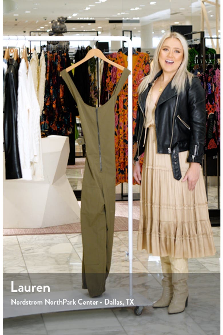Utility Open Back Jumpsuit video