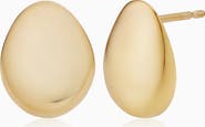 Oradina 14K Yellow Gold Madison Avenue Studs
