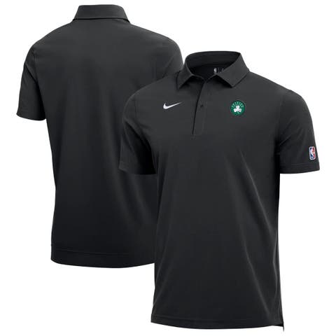 Men's Nike  Black Boston Celtics 2025/26 Authentic Dri-FIT Coaches Polo