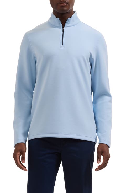 Soft Touch Quarter Zip Knit Top