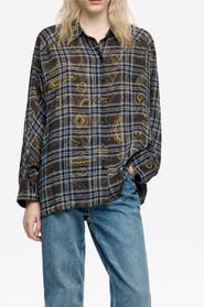 Bimba y Lola Oversize Stitching Shirt