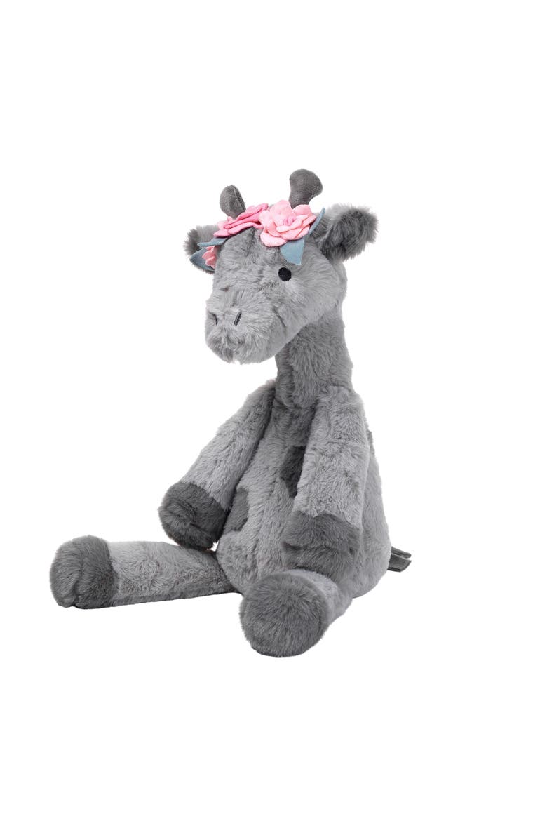 Giraffe and a Half Plush Stuffed Animal Toy - Skylar, Alternate, color, Gray