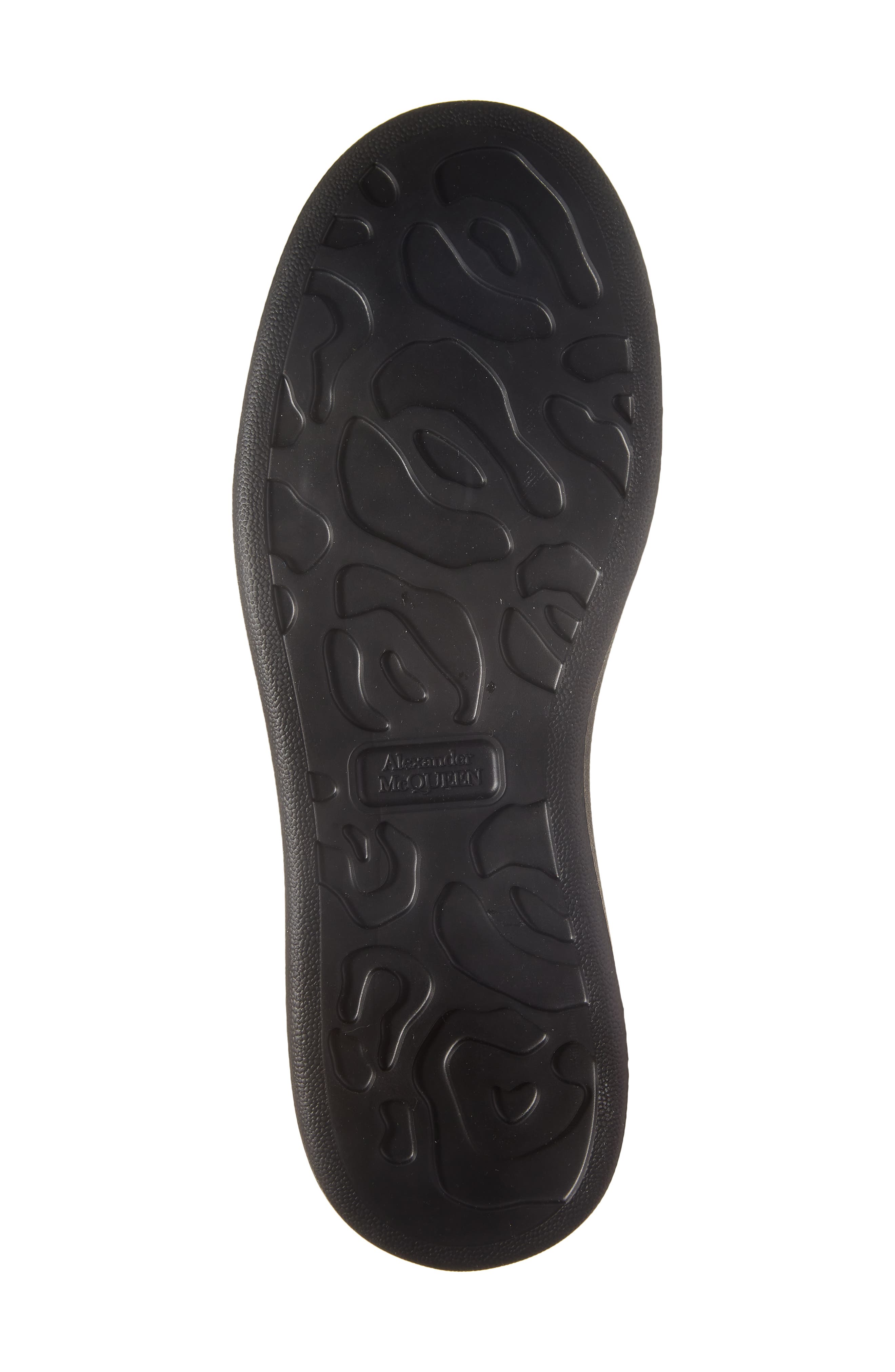 McQueen Fold Print Oversized Leather Sneaker, Alternate, color, 