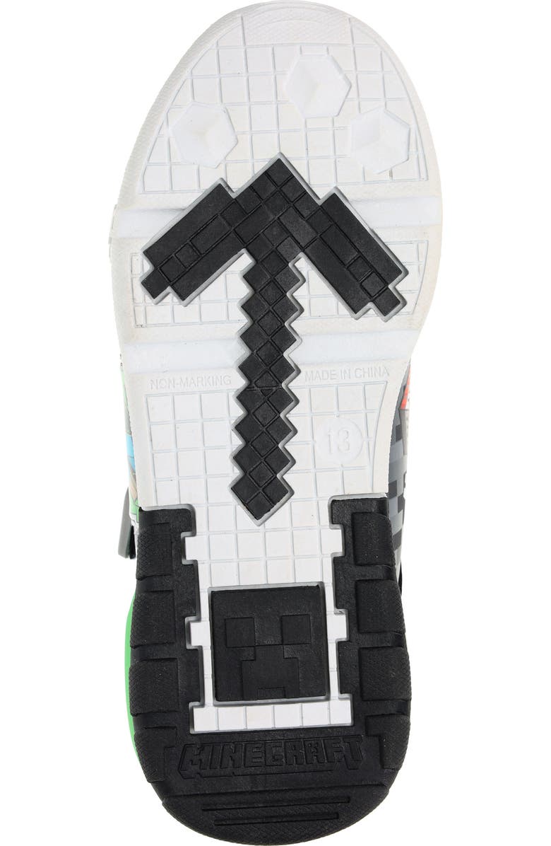 SG Footwear Kids' Minecraft Light-Up Sneaker, Alternate, color,