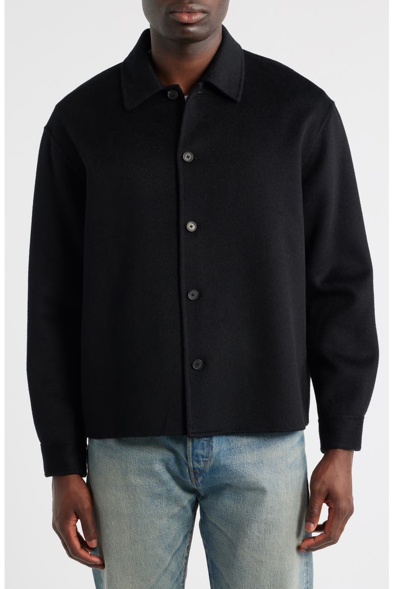 Double Face Wool Shirt Jacket (Men) | Nordstrom