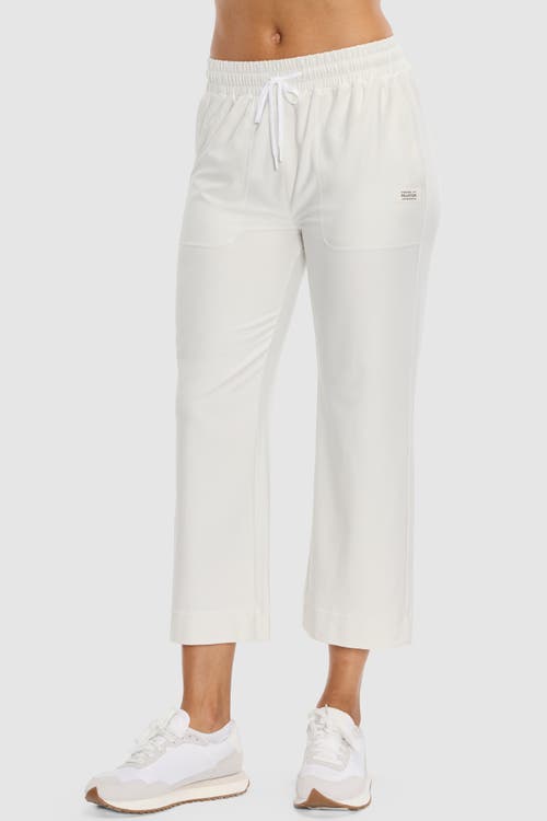 Peloton Dreamblend Wide Leg Cropped Pant In Neutral