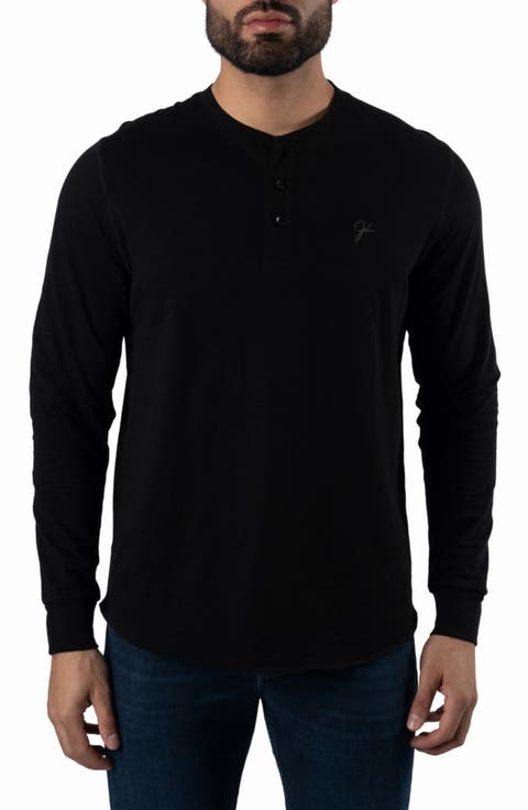 Long Sleeve Henley T-Shirt