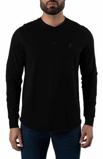 Jared Lang Long Sleeve Henley T-Shirt