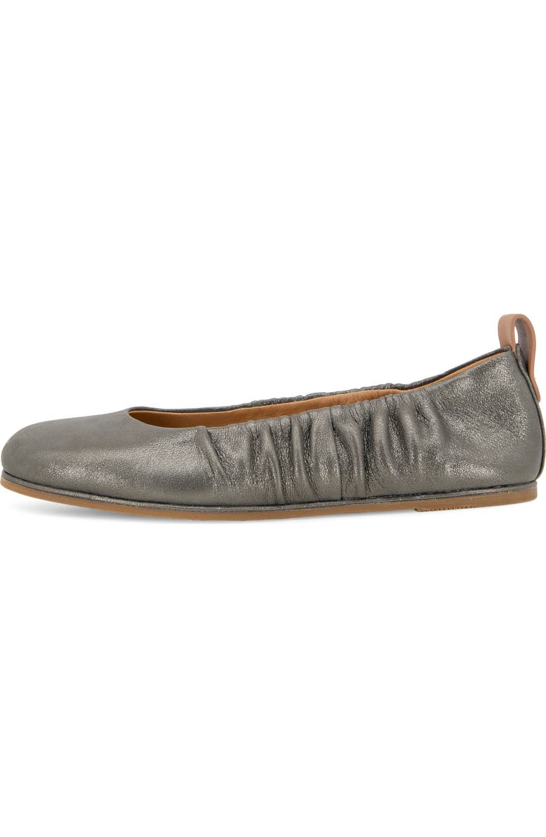 Gentle Souls Mavis Ballet Flat, Alternate, color, Pewter Leather