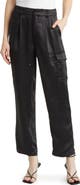 PAIGE Malika Satin Cargo Pants