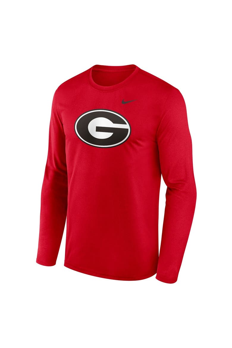 Men's Nike Red Georgia Bulldogs Primetime Primary Legend Long Sleeve T-Shirt, Alternate, color, Red