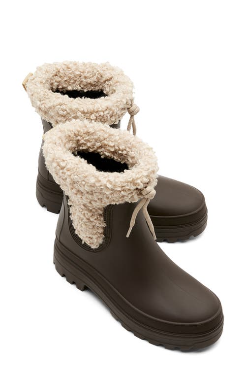 La Canadienne Peak Faux Shearling Winter Boot In Multi