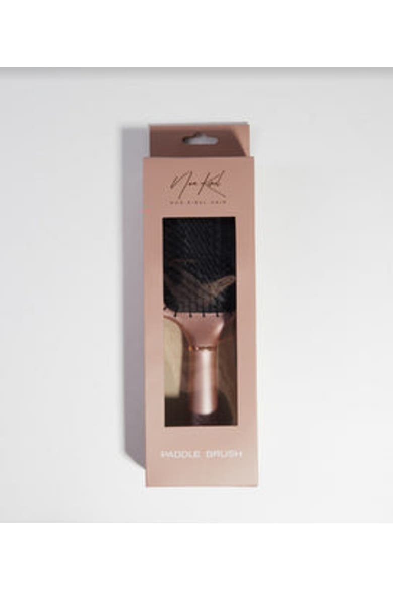 X NKB Paddle Brush, Alternate, color, Rose Gold