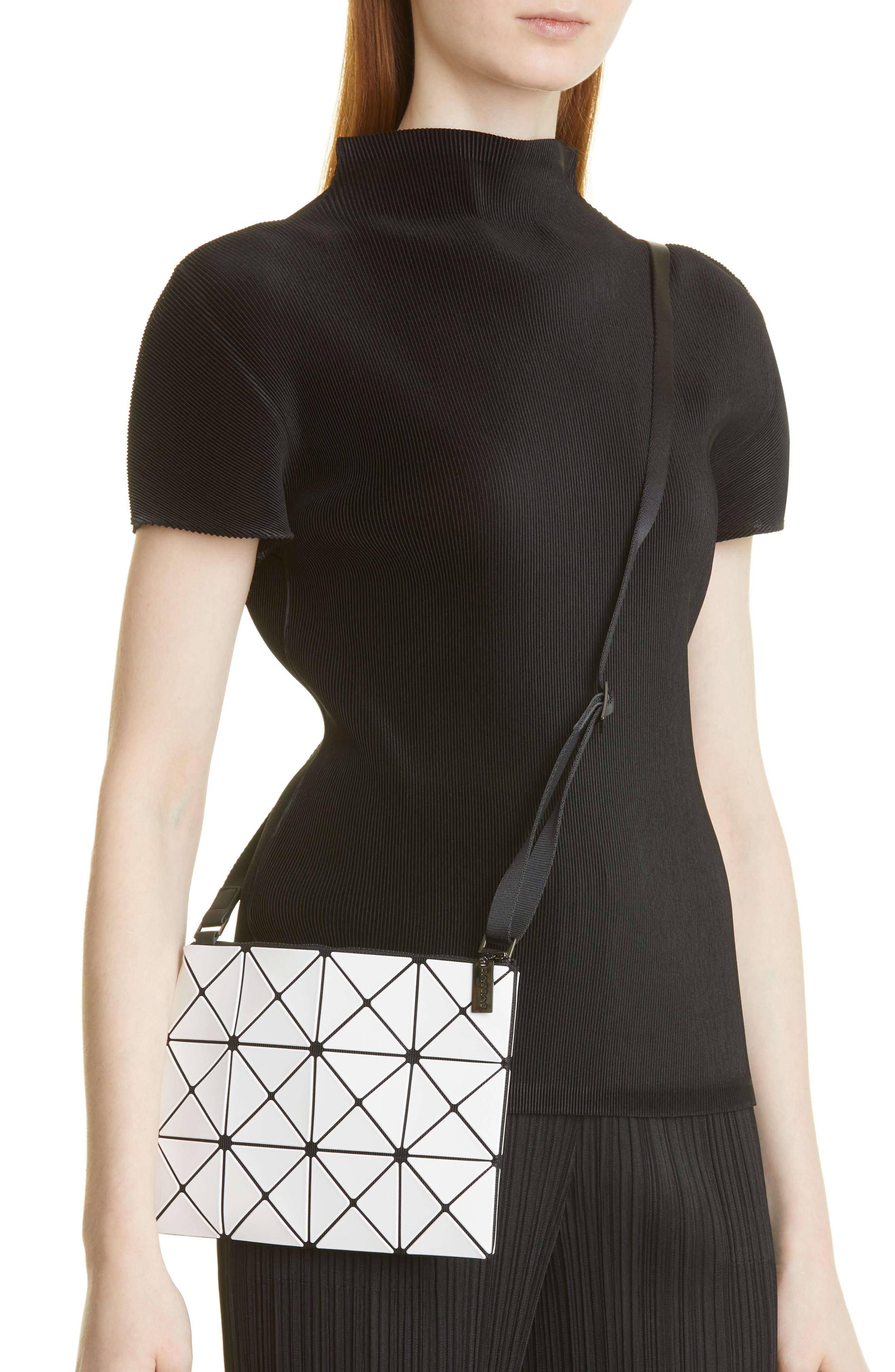 Small Lucent Crossbody Bag, Alternate, color, WHITE