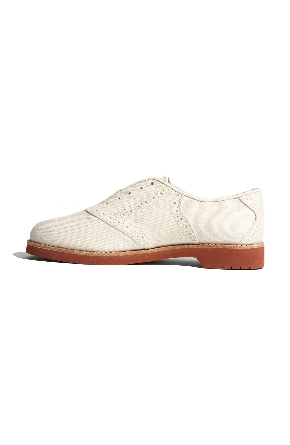 'Elden' Laceless Canvas Oxford, Alternate, color, NATURAL