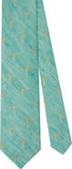 Robert Talbott Robert Palm Silk Linen Best of Class Necktie