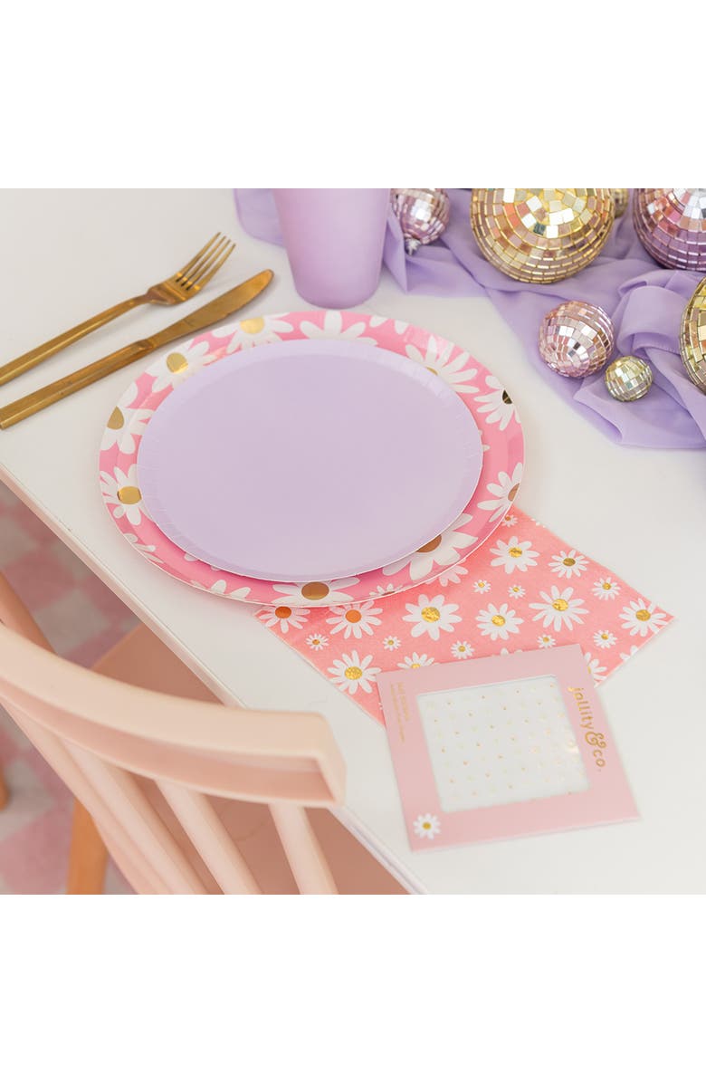 Jollity & Co Peace & Love Daisy Large Napkins, Alternate, color, Assorted Pre-Pack