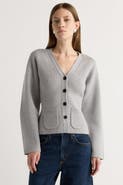 Modern Citizen Elinor Organic Cotton-Wool V-Neck Cardigan