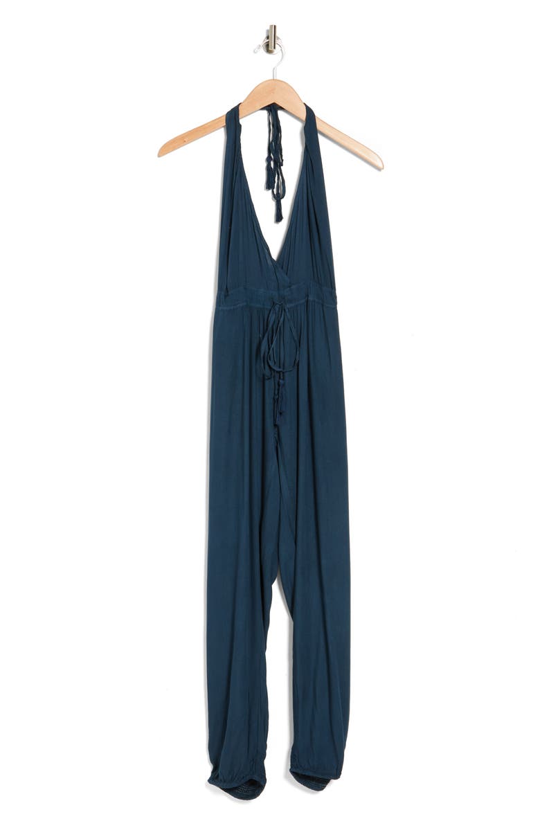 BOHO ME Halter Jumpsuit, Alternate, color, Blue