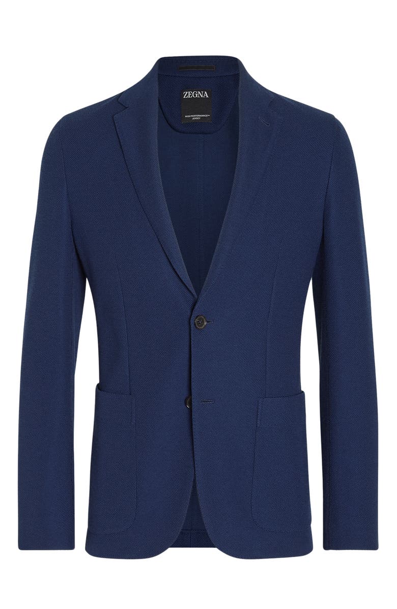 ZEGNA High Performance<sup>™</sup> Wool & Cotton Jersey Jacket, Alternate, color,