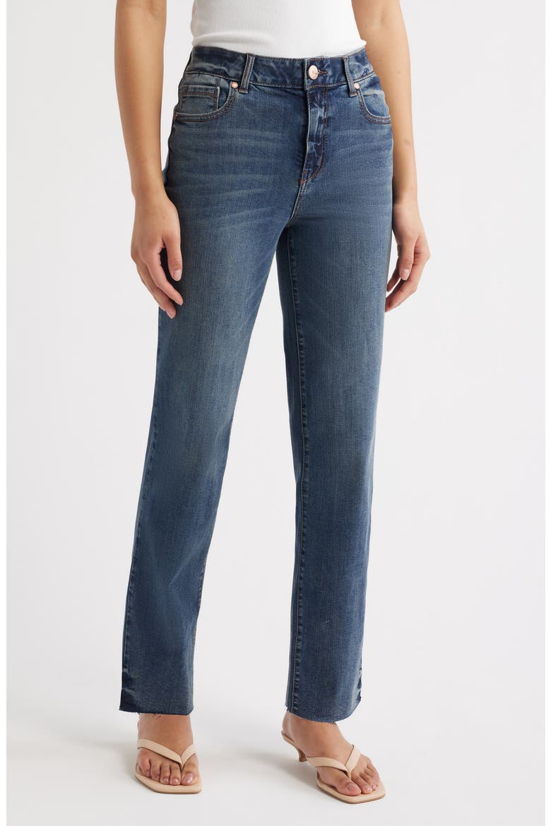 Magic Waistband High Waist Straight Leg Jeans, Main, color, ALLENTOWN