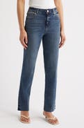 1822 Denim Magic Waistband High Waist Straight Leg Jeans