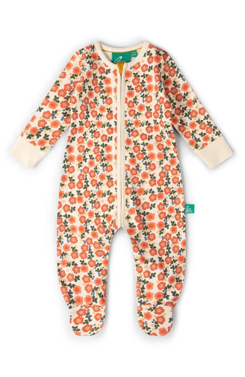 Kids' Petals Organic Cotton Footie