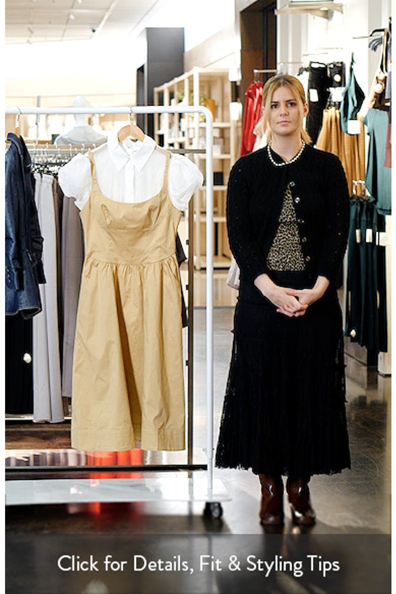 Carrington Mixed Media Midi Dress video
