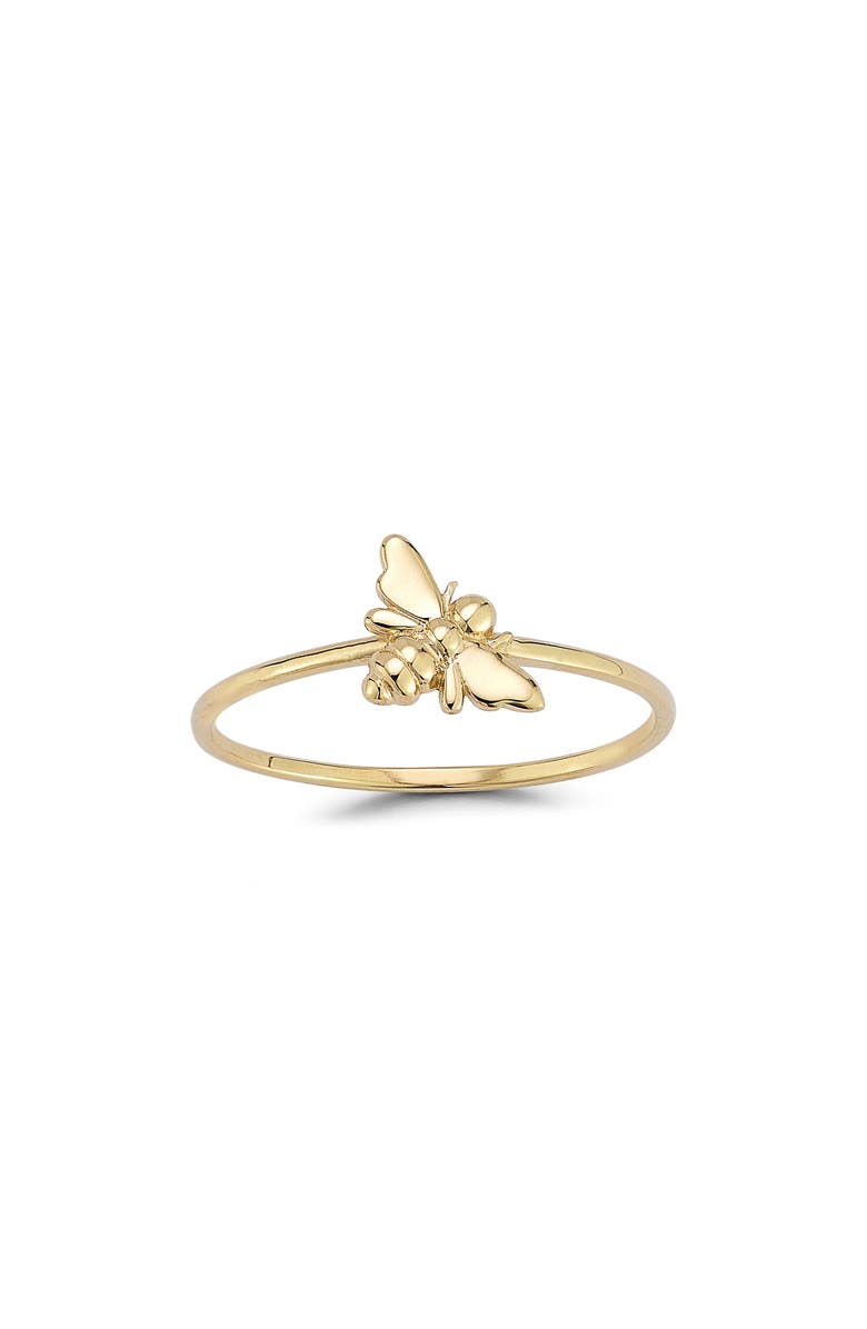 Ember Fine Jewelry 14K Gold Bee Ring, Main, color, Gold