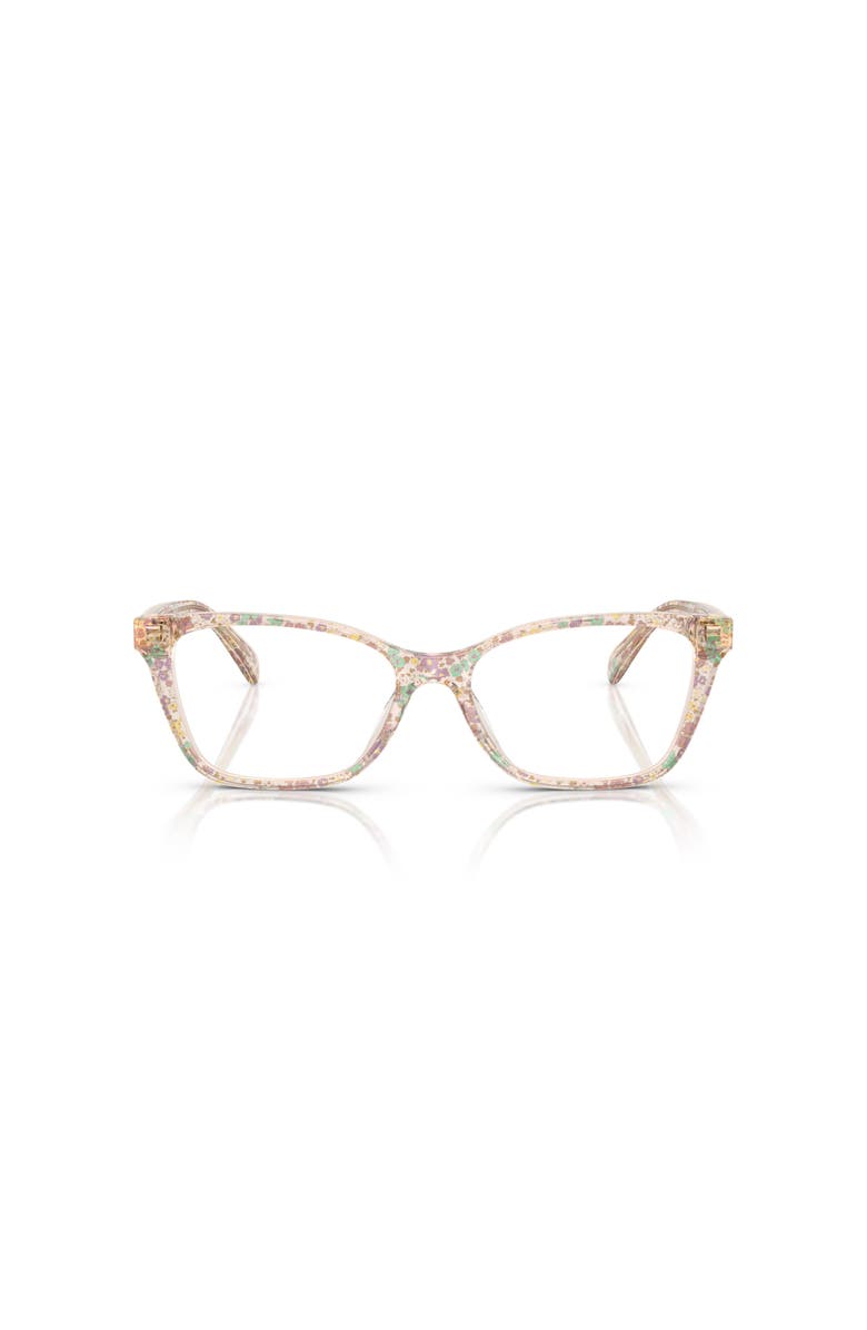 COACH 52mm Cat Eye optical glasses, Alternate, color, Multicolor