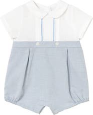Mayoral Romper with Peter Pan Collar