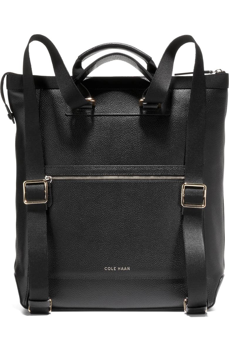 Cole Haan Grand Series Convertible Leather Backpack, Alternate, color,