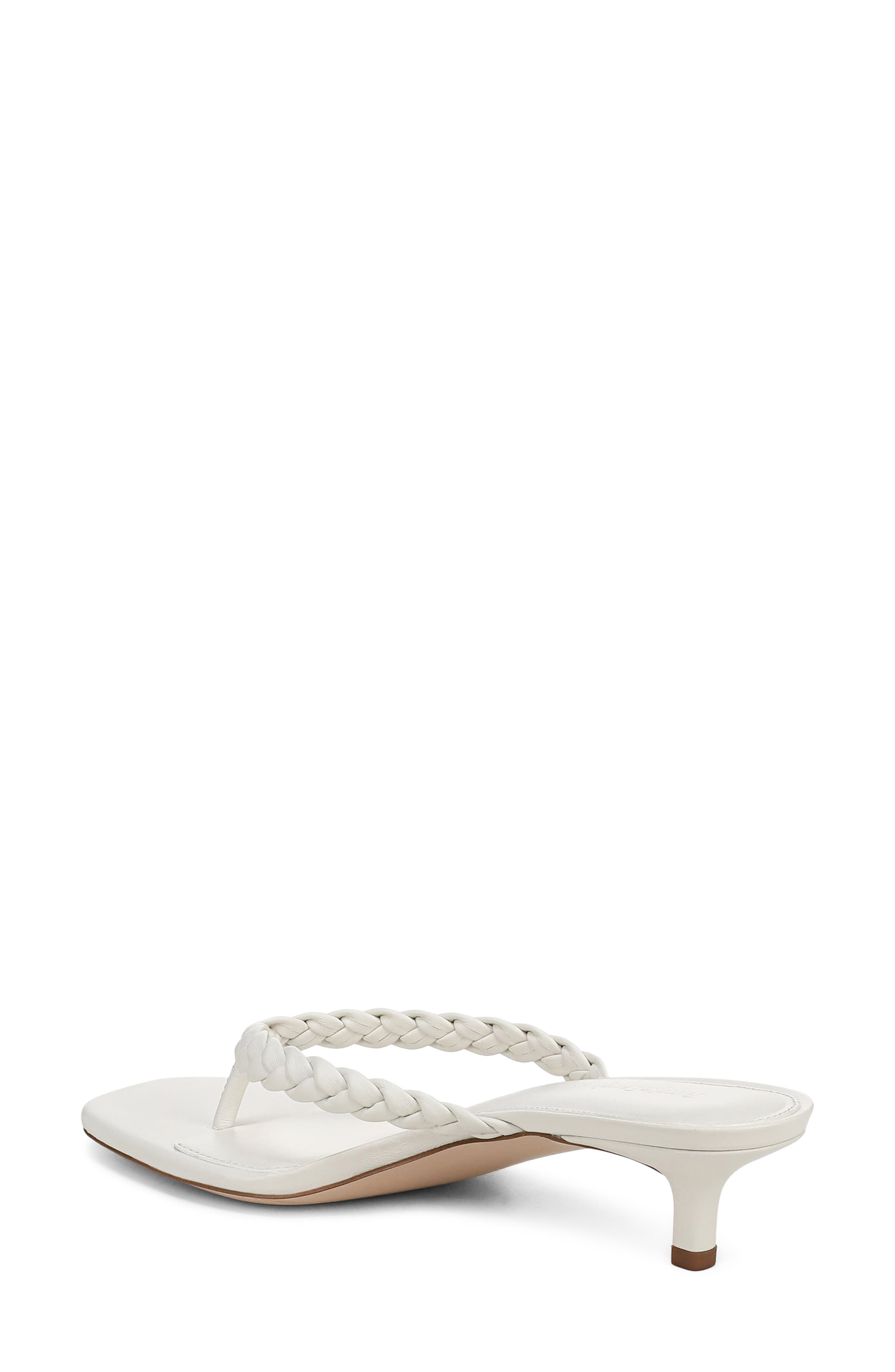 Sutton Kitten Heel Sandal, Alternate, color, WHITE