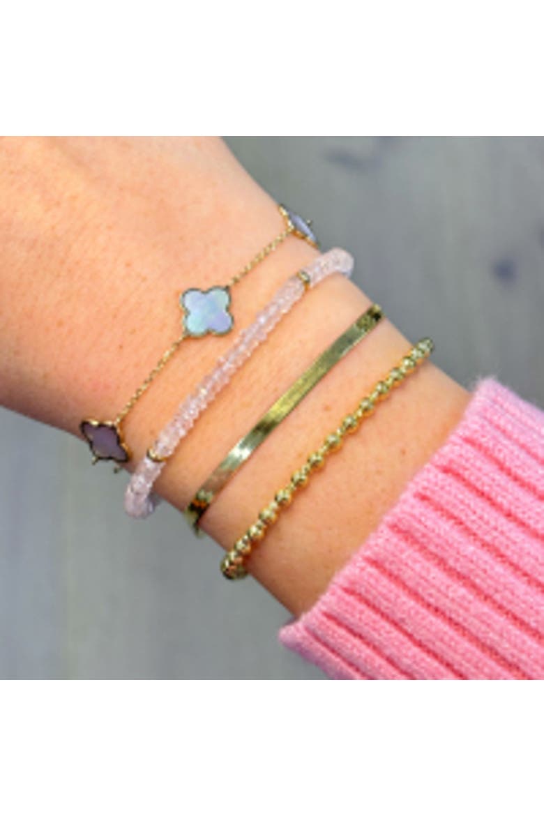 Rose Quartz Bead Bracelet, Alternate, color, Rose Quartz