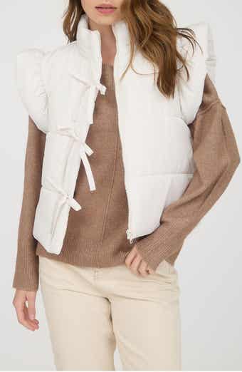 Blu Pepper Bow Puffer Vest