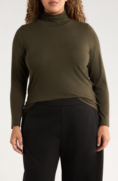 Turtleneck Top (Plus)