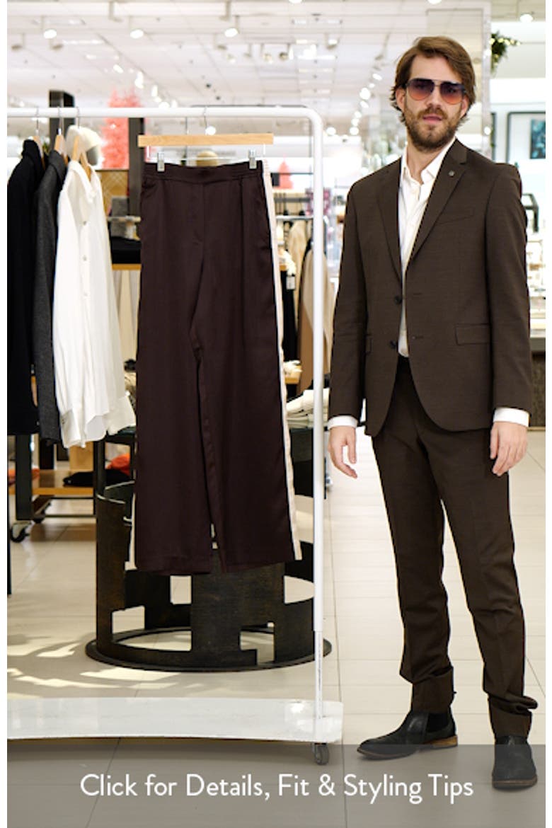 Side Stripe Straight Leg Pants video