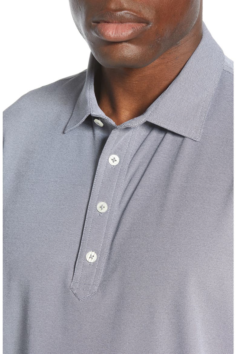 Mashie Classic Fit Prep-Formance Piqué Polo, Alternate, color, HEATHER BLACK