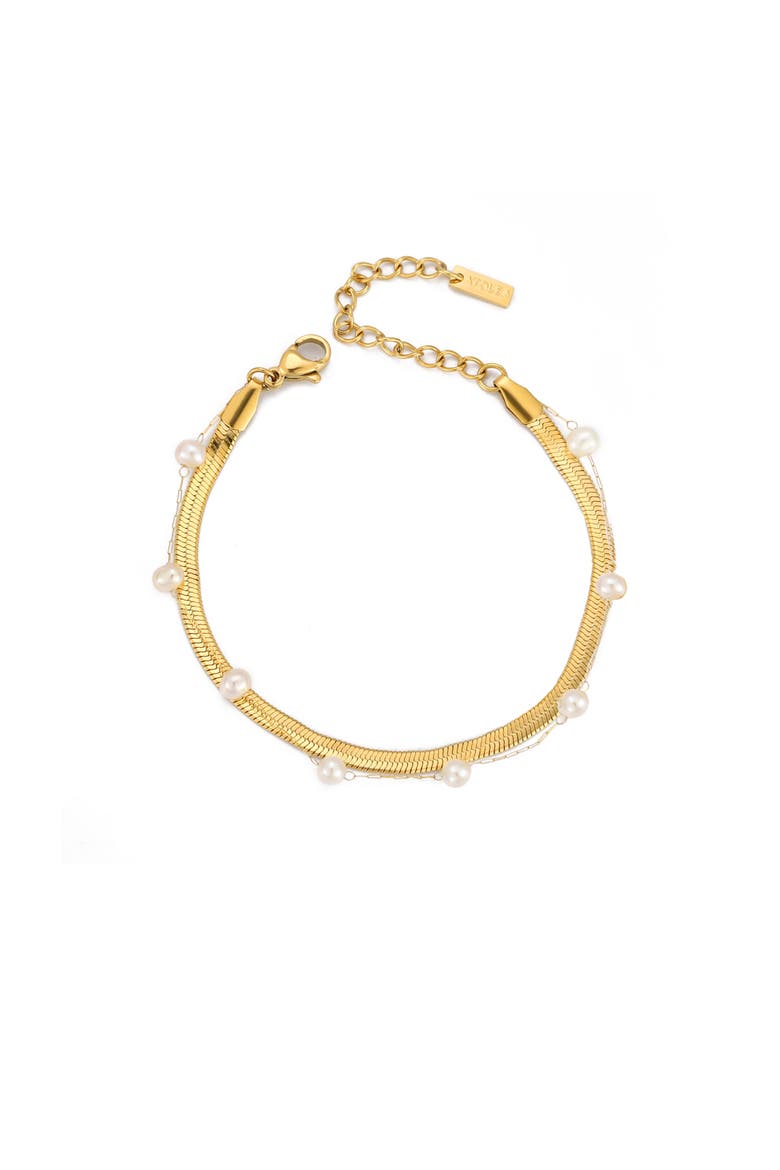 Santorini Layered Bracelet, Main, color, Gold