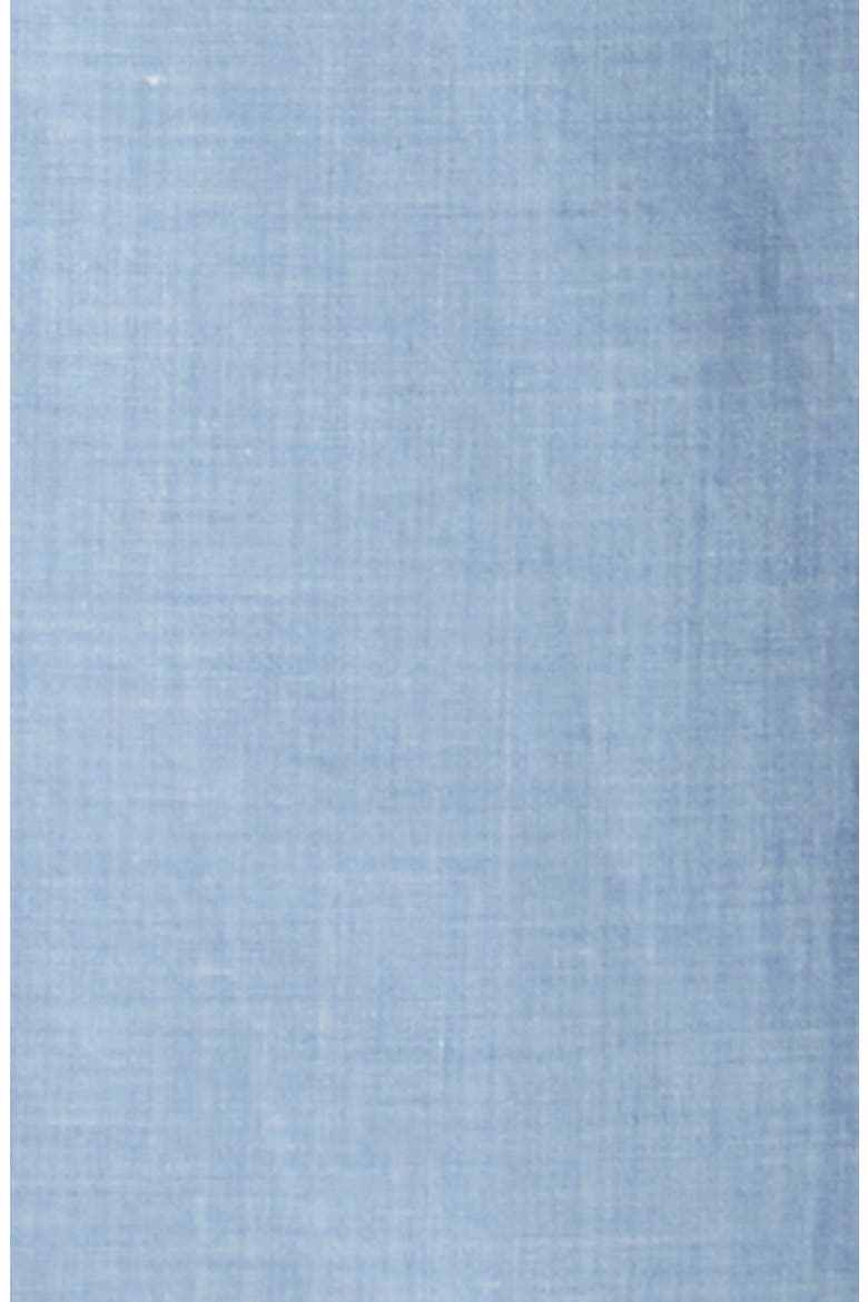 Cotton Button-Up Shirt, Alternate, color, LIGHT BLUE 05